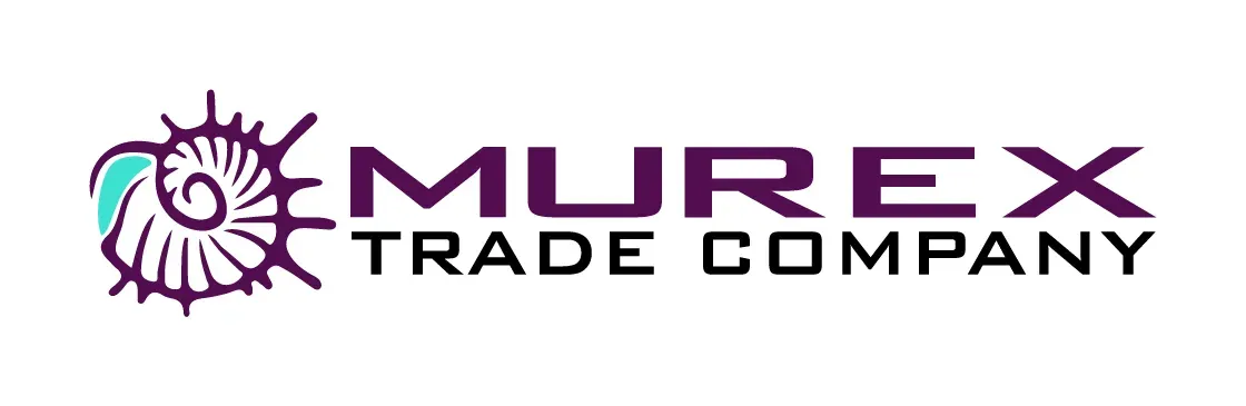 Murex Trade Company logo: a purple shell and the name in capitals